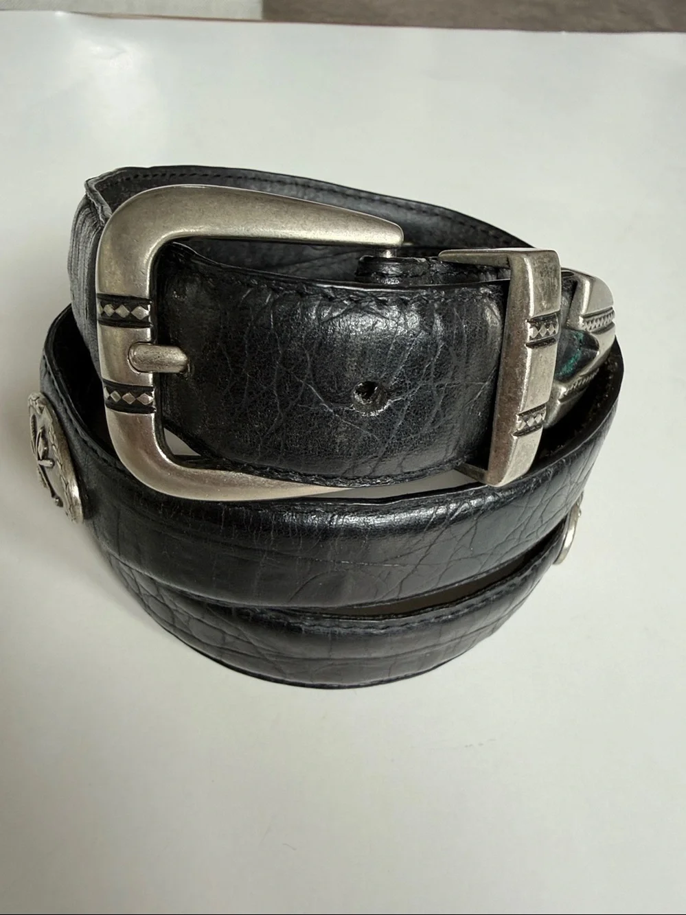 Men’s Leather Golf Belt Black